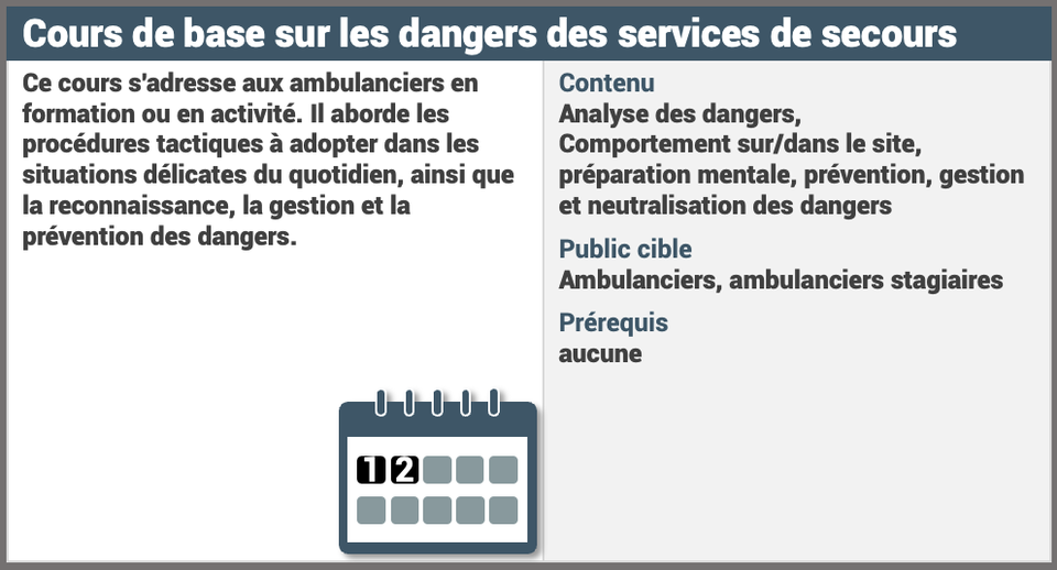 Formation de base � Danger li�s aux interventions des services de secours �