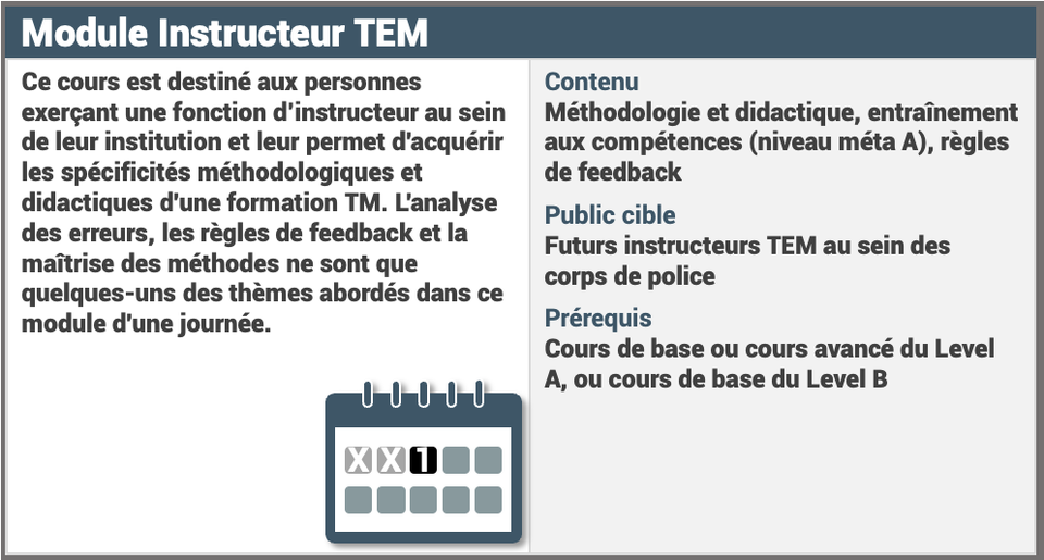 Formation d�instructeur